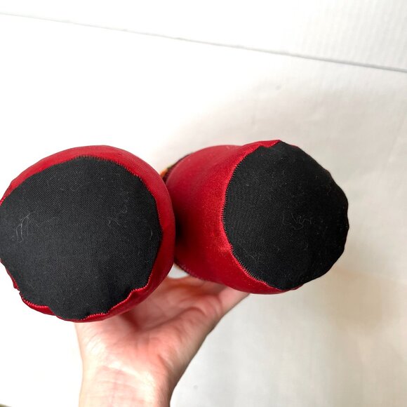 Handmade Fabric Boot Shapers Vintage Tie Dye Cartoon Patchwork Trees Inserts OS - Picture 10 of 12